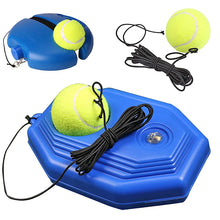 Load image into Gallery viewer, Heavy Duty Tennis Training Aids Base With Elastic Rope Ball Practice Self-Duty Rebound Tennis Trainer Partner Sparring Device
